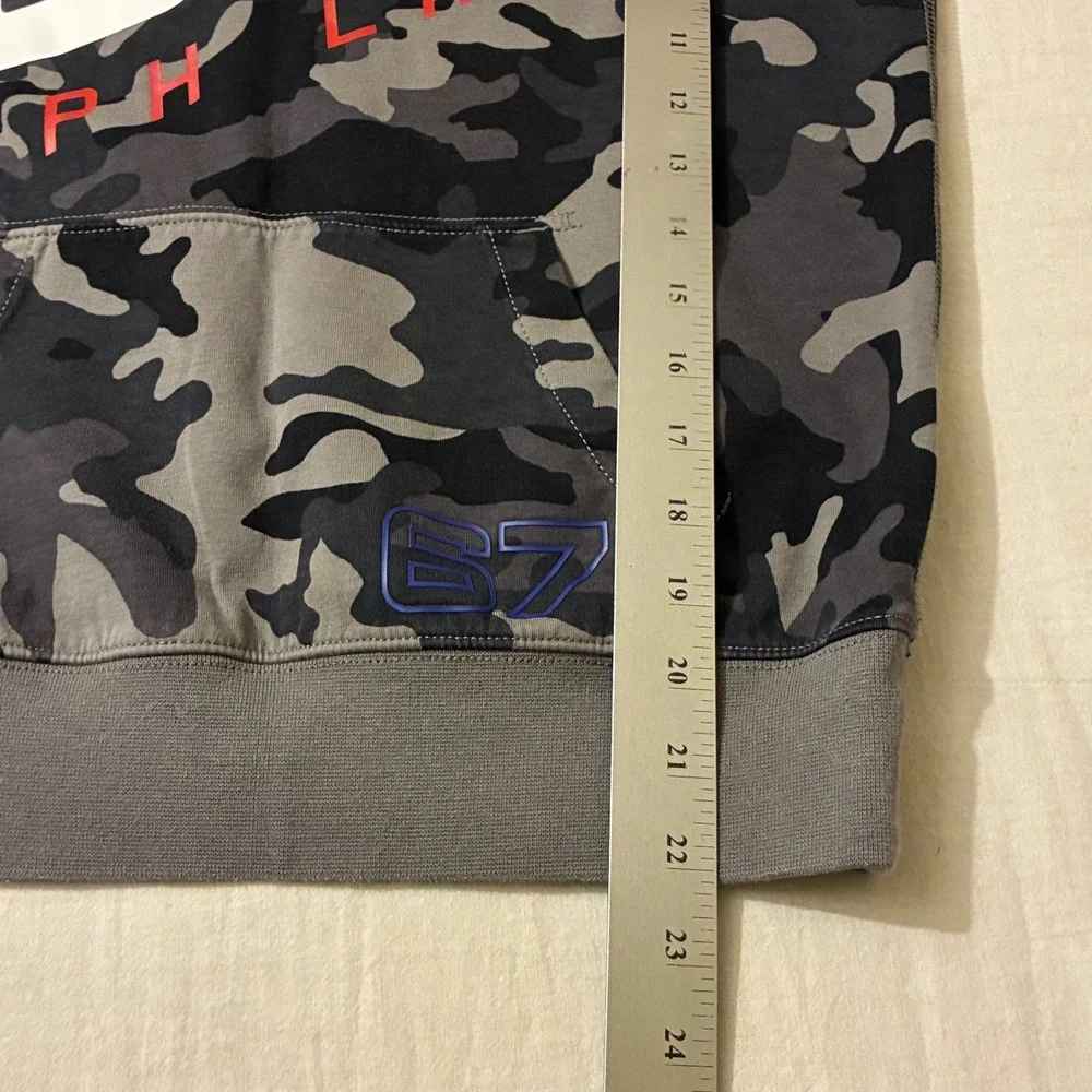 Polo Ralph Lauren Kids Size‎ M 10-12 Grey Camouflage Performance Logo Sweatshirt